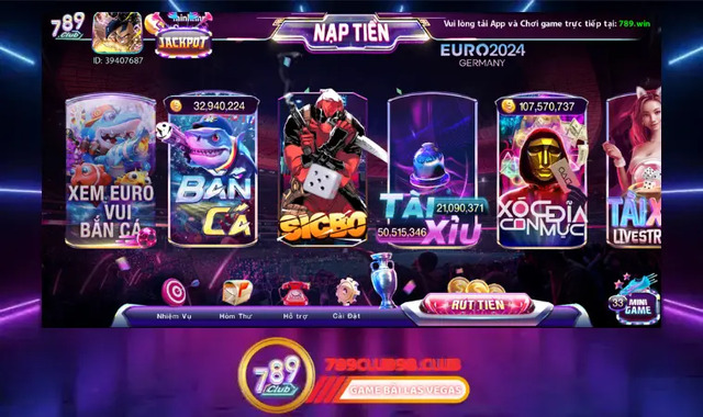 Cổng game đánh bài online 789CLUB
