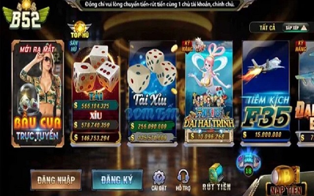 Cổng game B52 có trò chơi gì hấp dẫn Cổng game B52 có trò chơi gì hấp dẫn