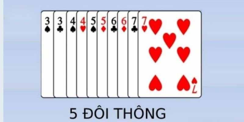 Tiến lên có 5 đôi thông không? Luật chơi chuẩn bạn cần biết ngay 