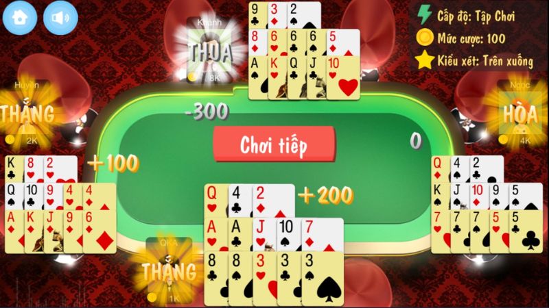 Quy tắc xếp các bộ bài